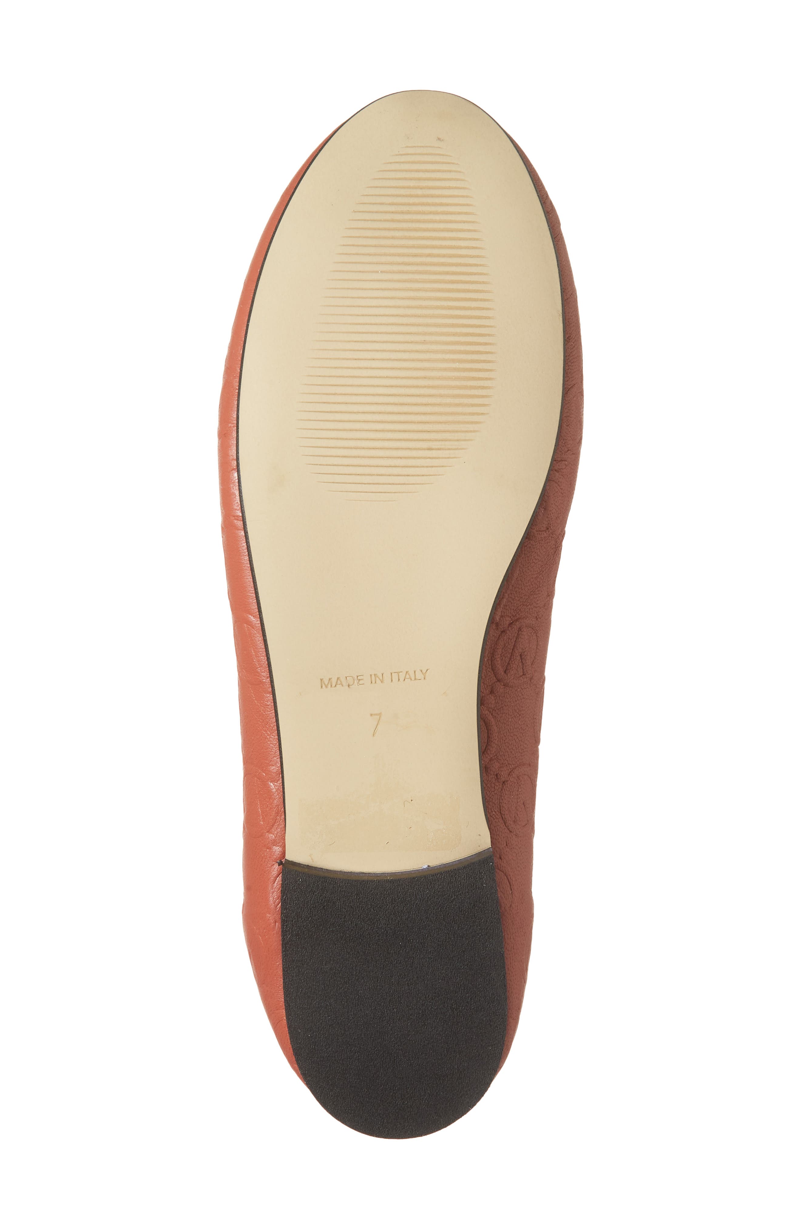 VALENTINO BY MARIO VALENTINO Calliope VLOGO Ballet Flat, Alternate, color, Rust