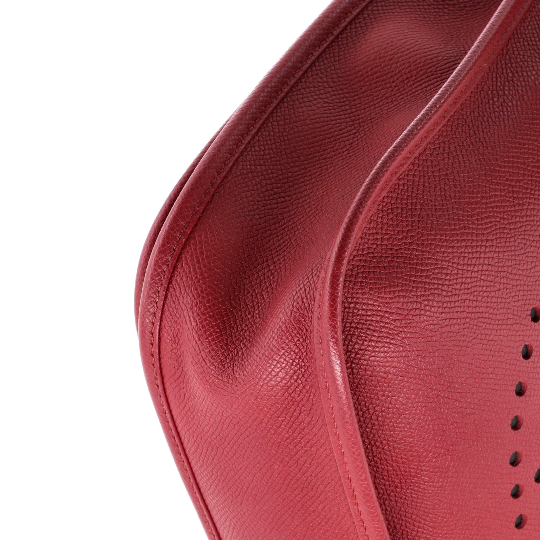 Pre-Owned Hermes Evelyne Bag Gen III Epsom PM, Alternate, color, Rouge Grenat