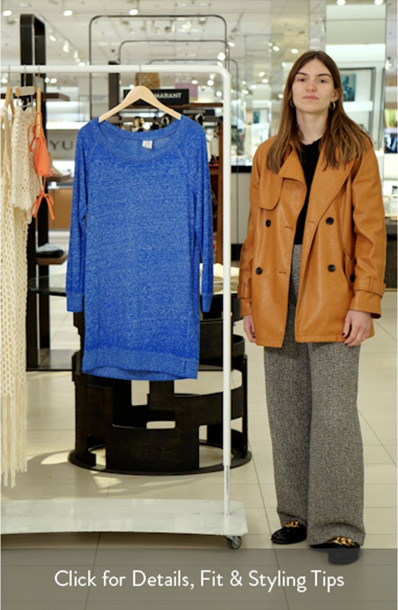 Beach Date Long Sleeve Cover-Up Tunic, sales video thumbnail