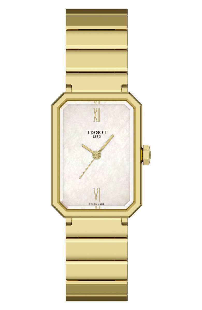 Tissot SRV Bracelet Watch, 30mm, Main, color, White Mother Of Pearl