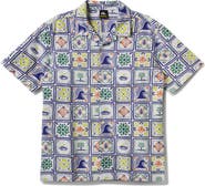 Quiksilver x Pacifico Baja Casual Short Sleeve Cotton & Linen Button-Up Shirt