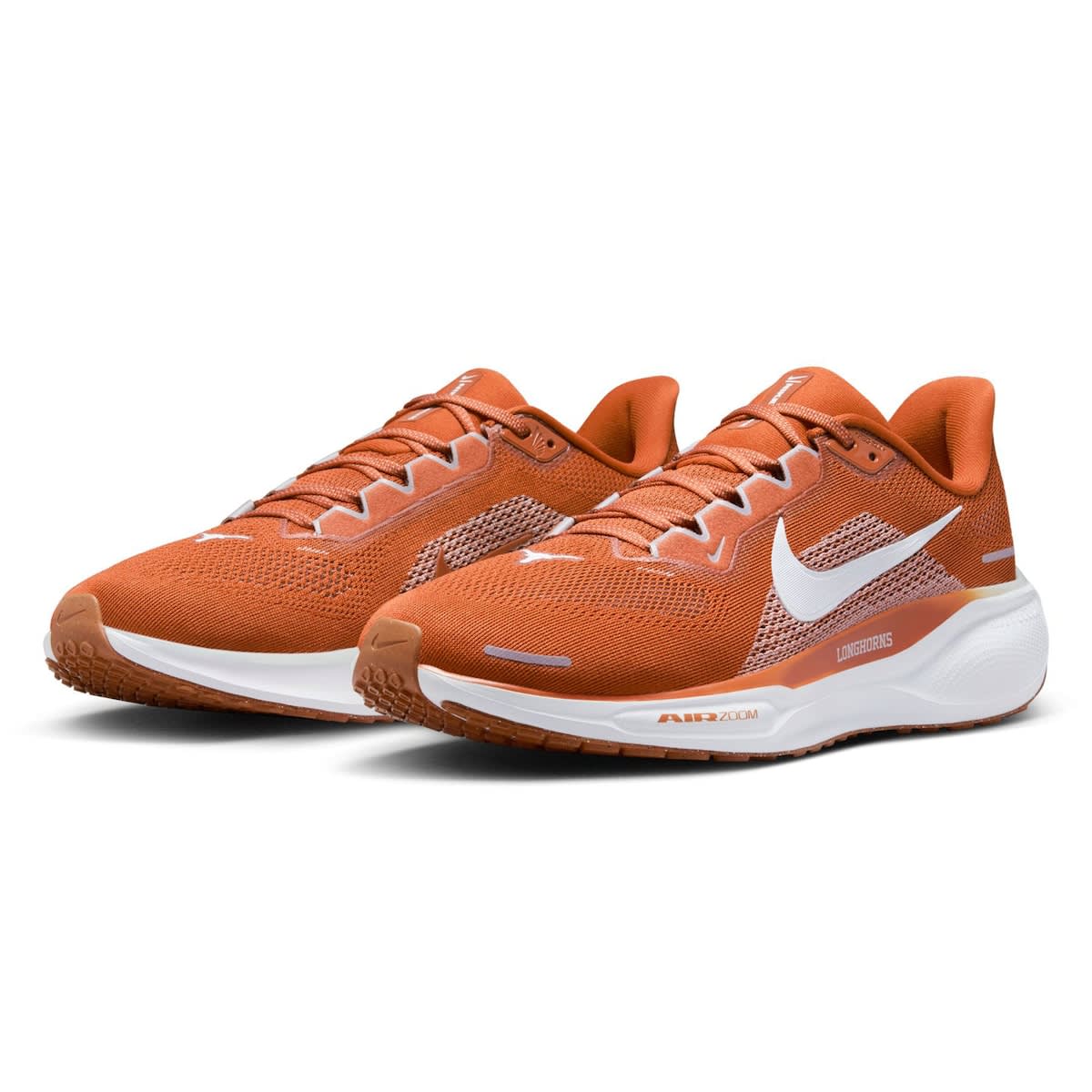Nike Unisex Nike Texas Orange Texas Longhorns Zoom Pegasus 41 Running Shoes, Alternate, color, 