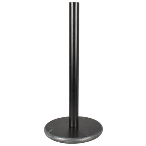 Avery Modern Classic Metal with Non Slip Weighted Marble Base Paper Towel Holder