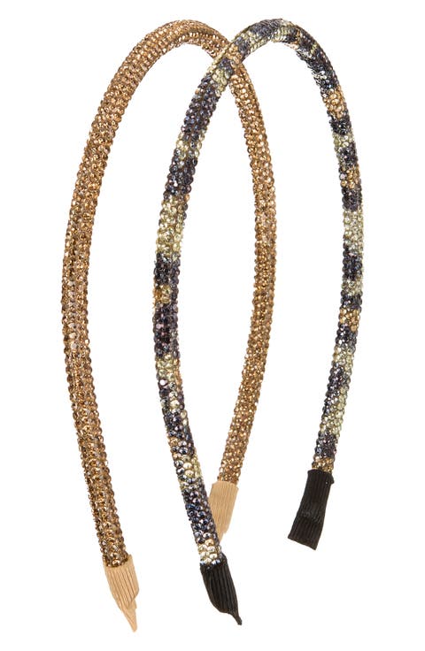 Kids' Sparkle Leopard Headband Set