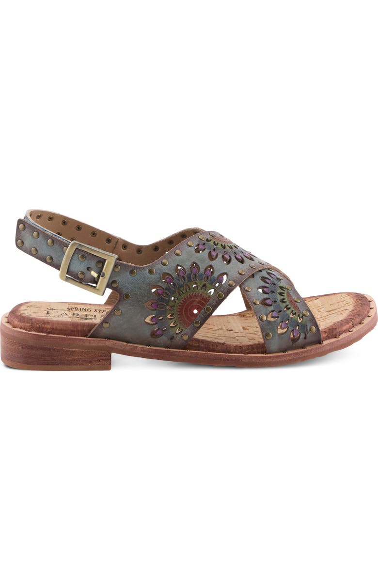 L'Artiste by Spring Step Crossroads Slingback Sandal, Alternate, color, Grey Multi