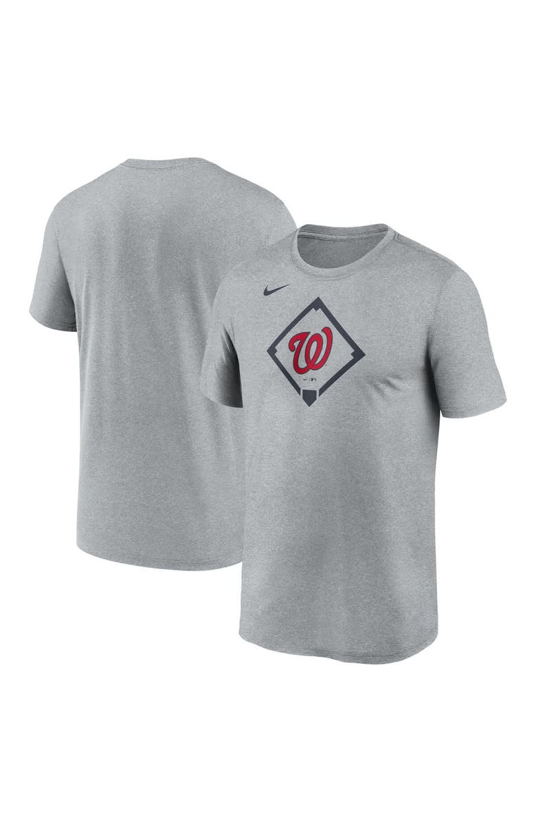 Nike Men's Nike Heather Gray Washington Nationals Icon Legend Performance T-Shirt, Main, color, Heather Gray