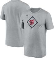 Nike Men's Nike Heather Gray Washington Nationals Icon Legend Performance T-Shirt