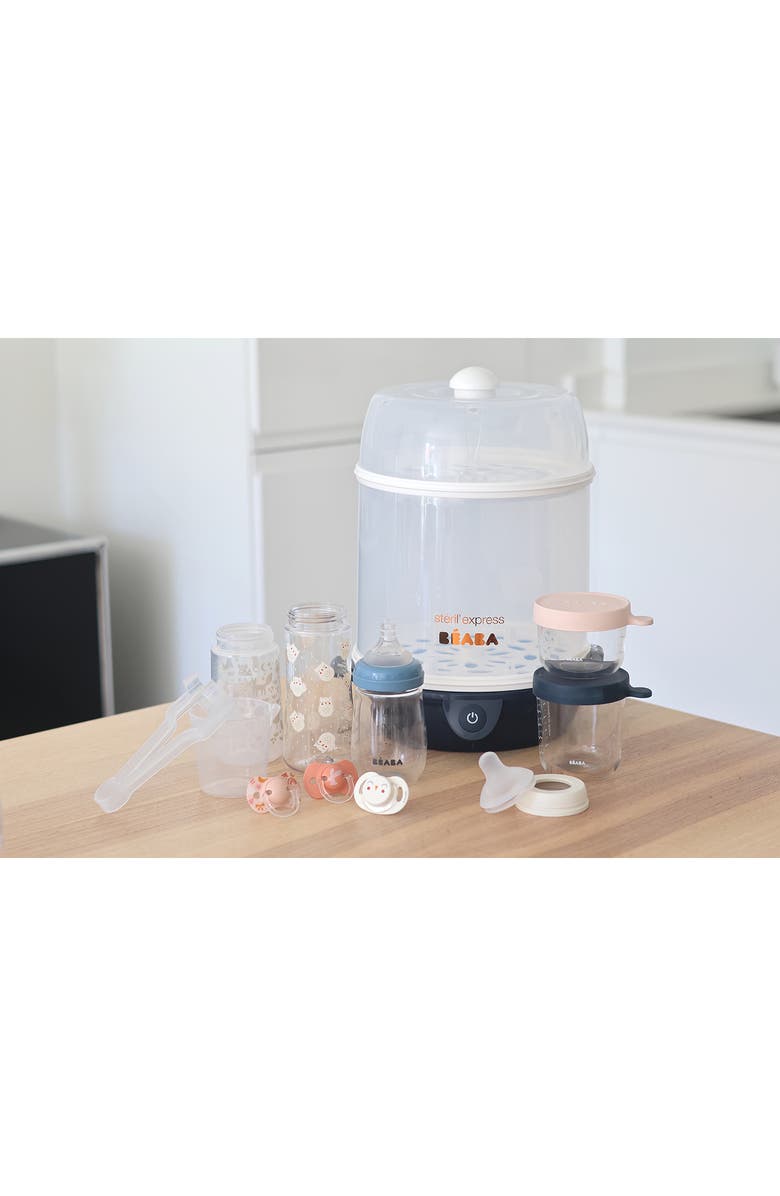 BEABA Stéril' Express 2-in-1 Bottle Sterilizer, Alternate, color, Midnight