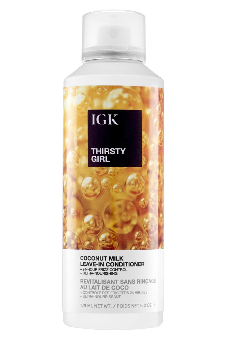 Thirsty Girl Coconut Milk Leave-In Conditioner, Main, color, NO COLOR