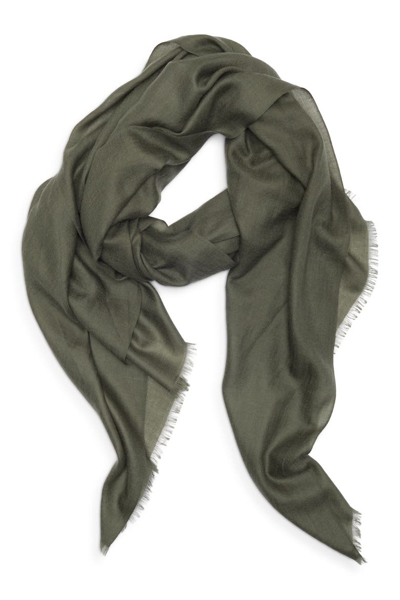 Lightweight Cashmere Scarf, Main, color, ROSEMARY
