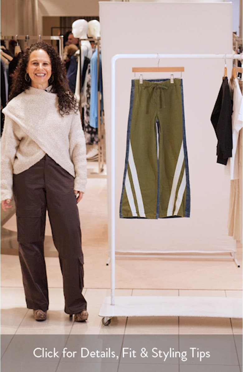 Kids' French Terry & Denim Track Pants, sales video thumbnail