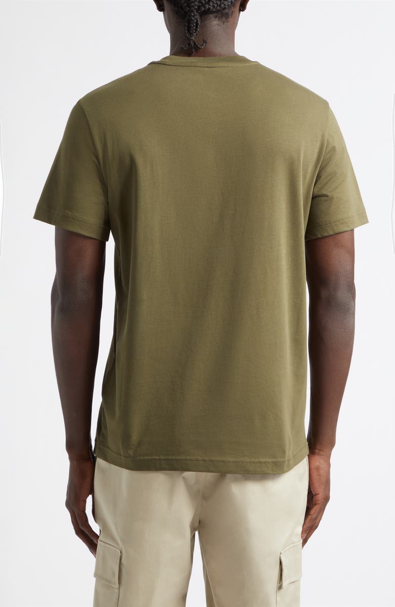 Moncler Logo Patch Graphic T-Shirt, Alternate, color, Olive Night