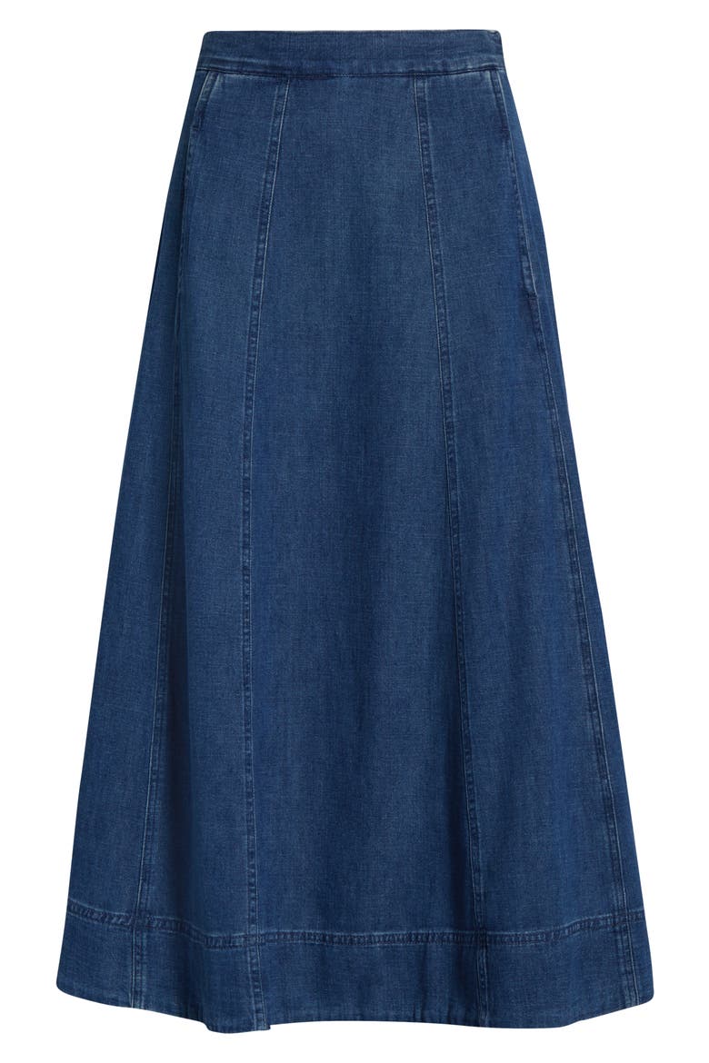 Lainey Denim Skirt, Alternate, color, MEDIUM WASH