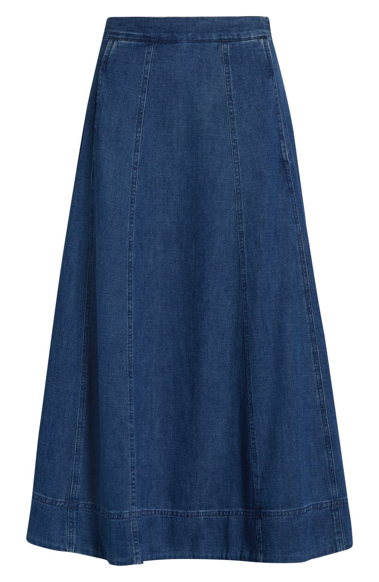 Marine Layer Lainey Denim Skirt, Alternate, color, Medium Wash