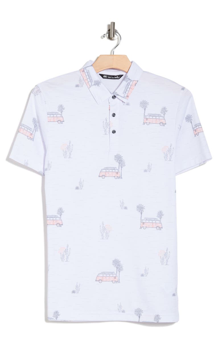 TravisMathew Four Wheeling Polo, Alternate, color, White