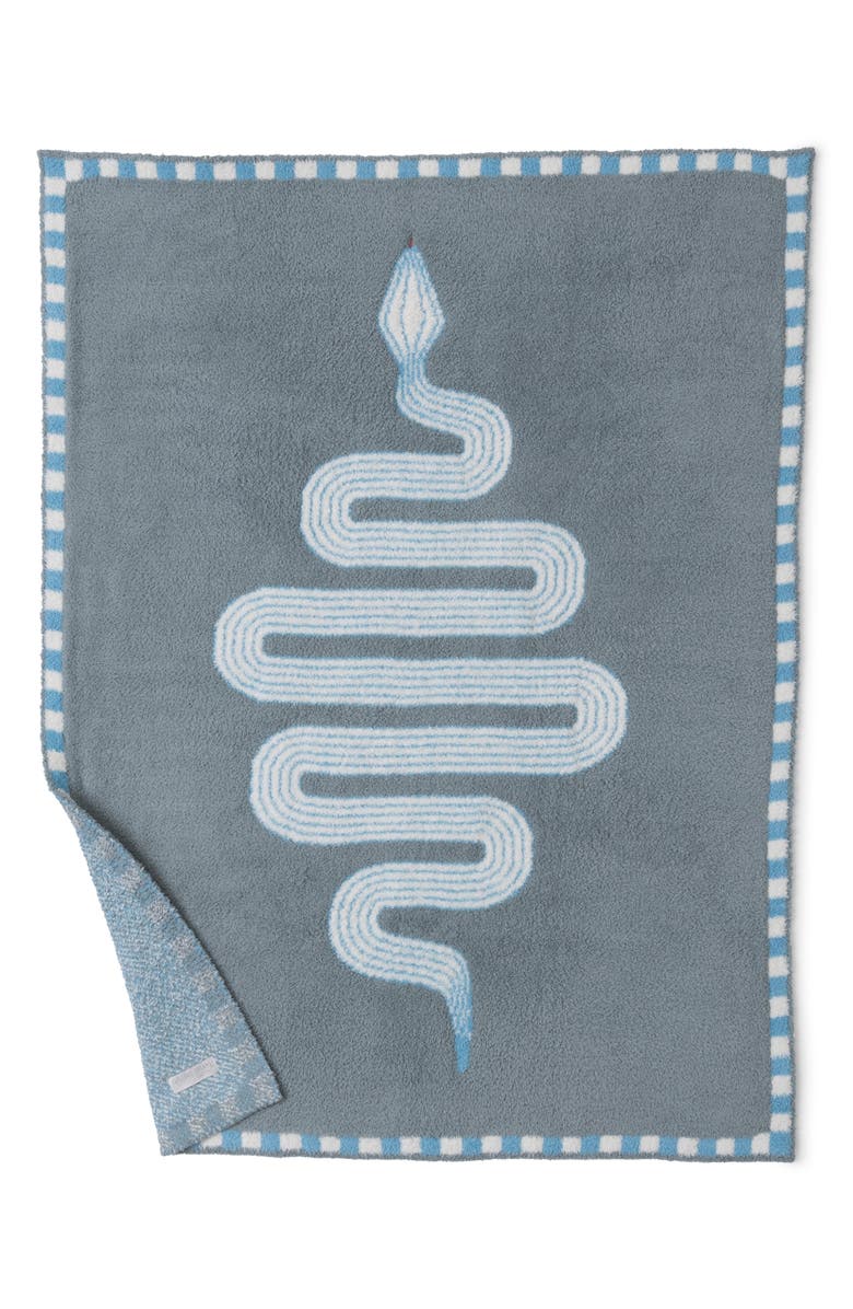 Barefoot Dreams<sup>®</sup> Snake Jacquard CozyChic<sup>®</sup> Stroller Blanket, Alternate, color, 