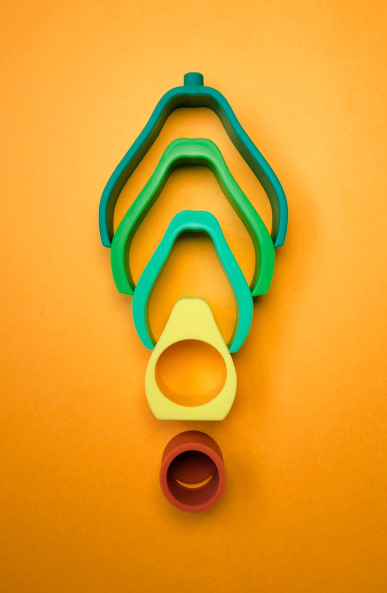 DR TALBOTS Silicone Stacking Avocado Toy, Alternate, color, 