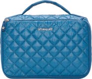 MZ Wallace Quilted Zip Around Cosmetics Bag
