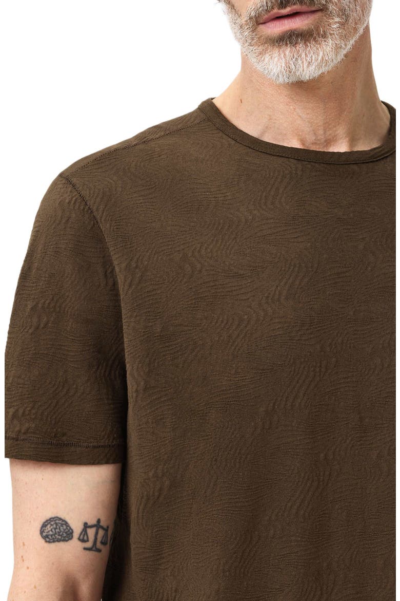 Blaise Wave Organic Cotton T-Shirt, Alternate, color, DARK BROWN