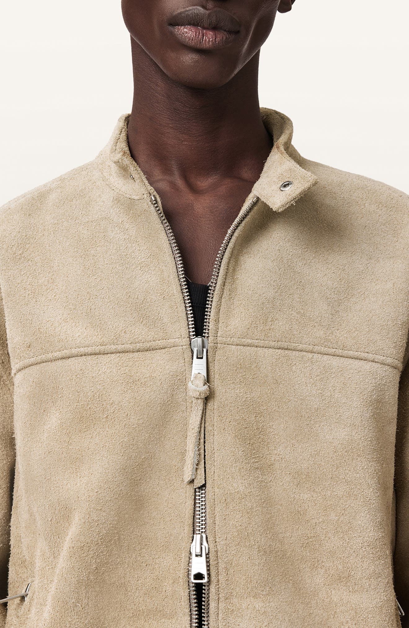 Felix Suede Racer Jacket (Men) | Nordstrom