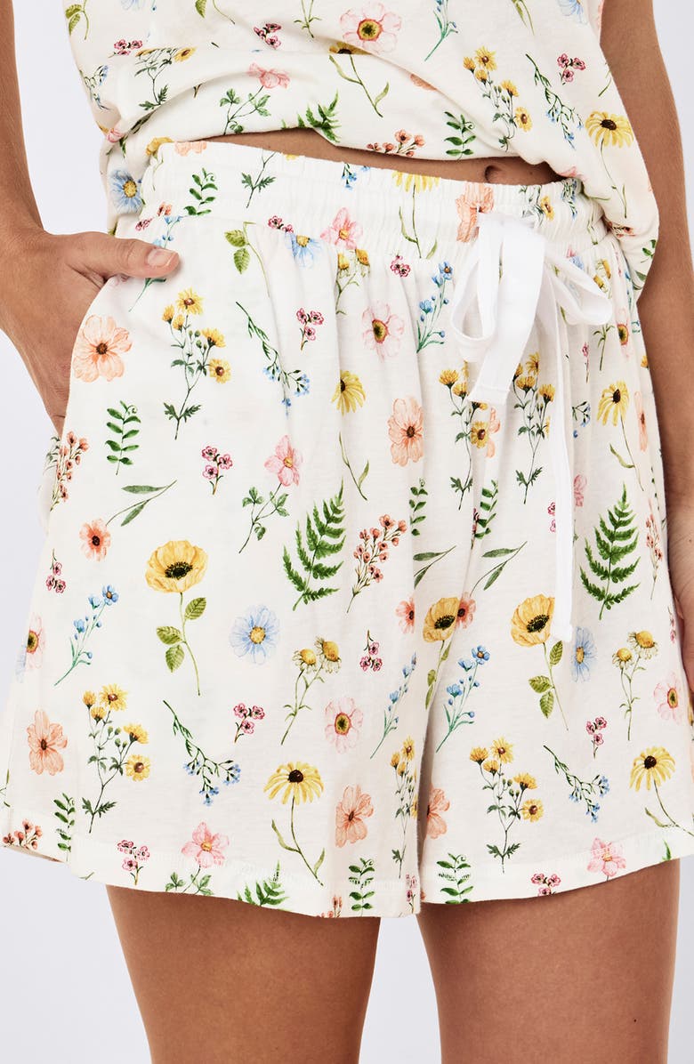 Papinelle Elodie Organic Cotton Pajamas, Alternate, color, White