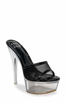 CHASE AND CHLOE Mesh Strap Platform Sandal