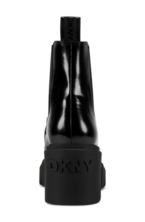 Dkny Tisbury Platform Chelsea Boot In Black