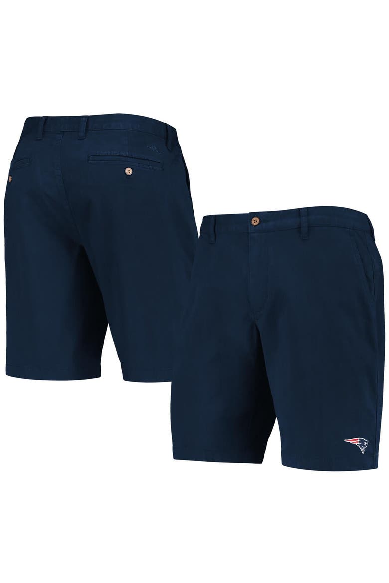 Men's Tommy Bahama Navy New England Patriots Boracay Tri-Blend Shorts, Main, color, Navy
