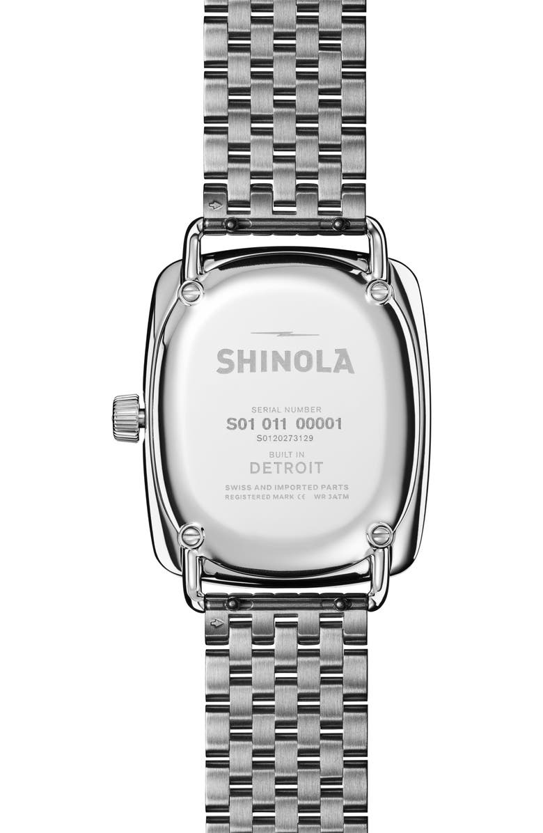 Shinola Bixby Diamond Bracelet Watch, 34mm, Alternate, color,