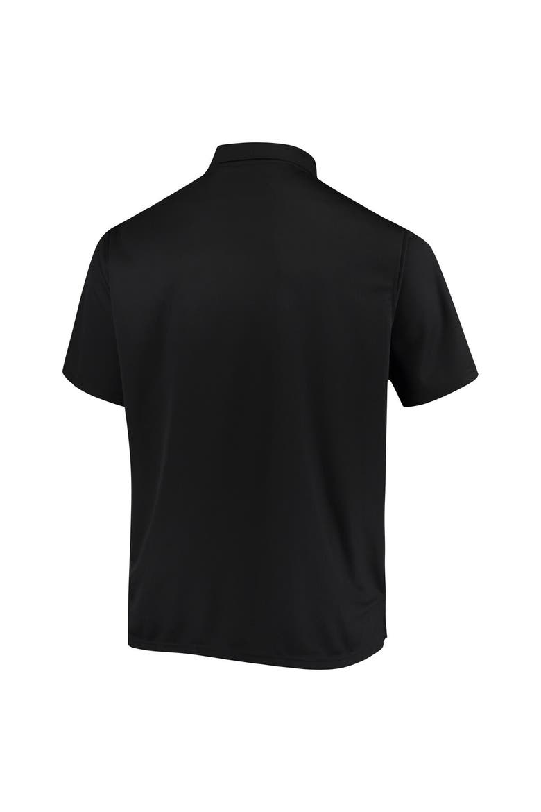 Men's Fanatics Branded Black Cincinnati Reds Big & Tall Solid Birdseye Polo, Alternate, color, Black