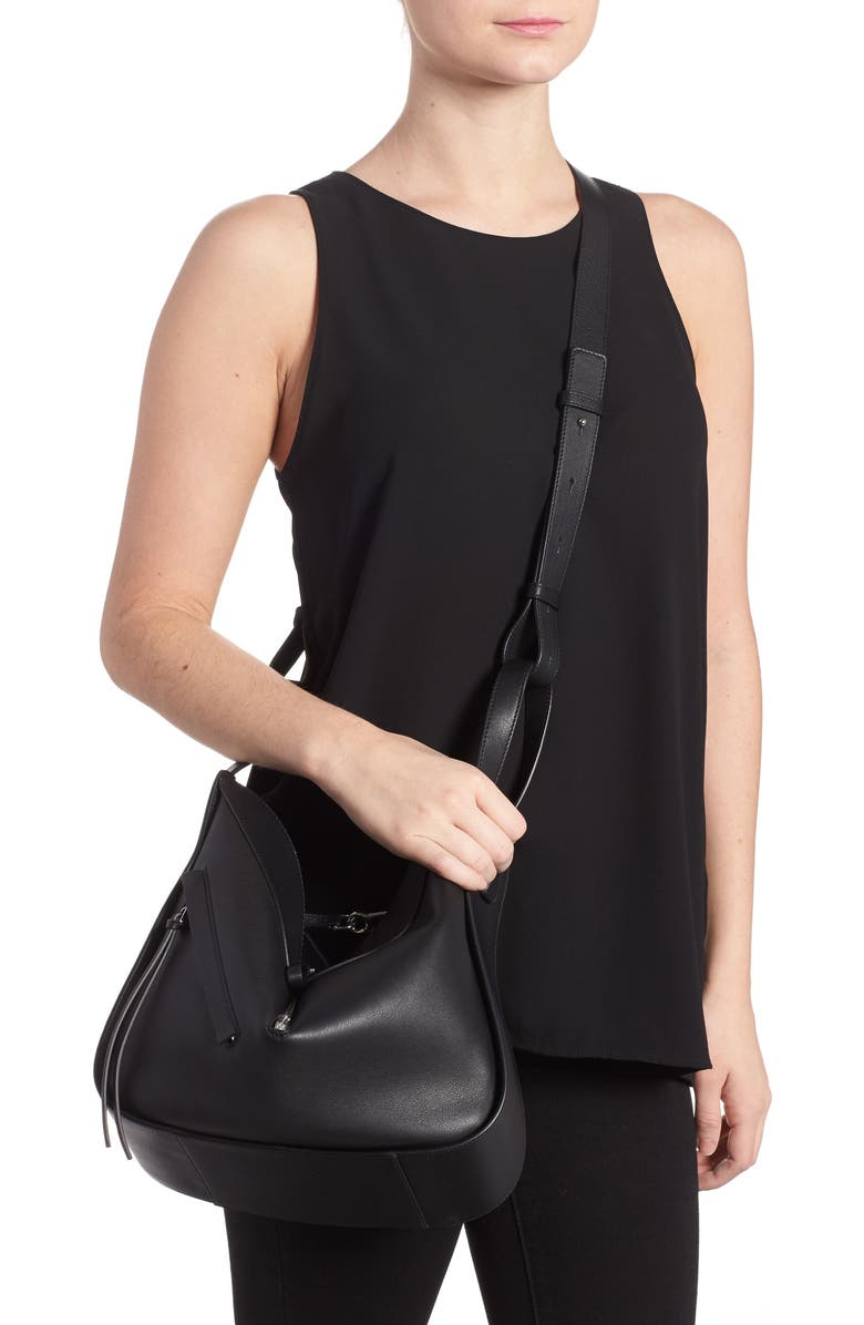 Loewe Small Hammock Leather Hobo Bag, Alternate, color,