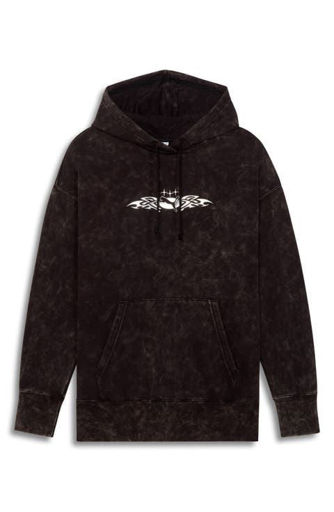 TECH-X Relaxed Graphic Hoodie