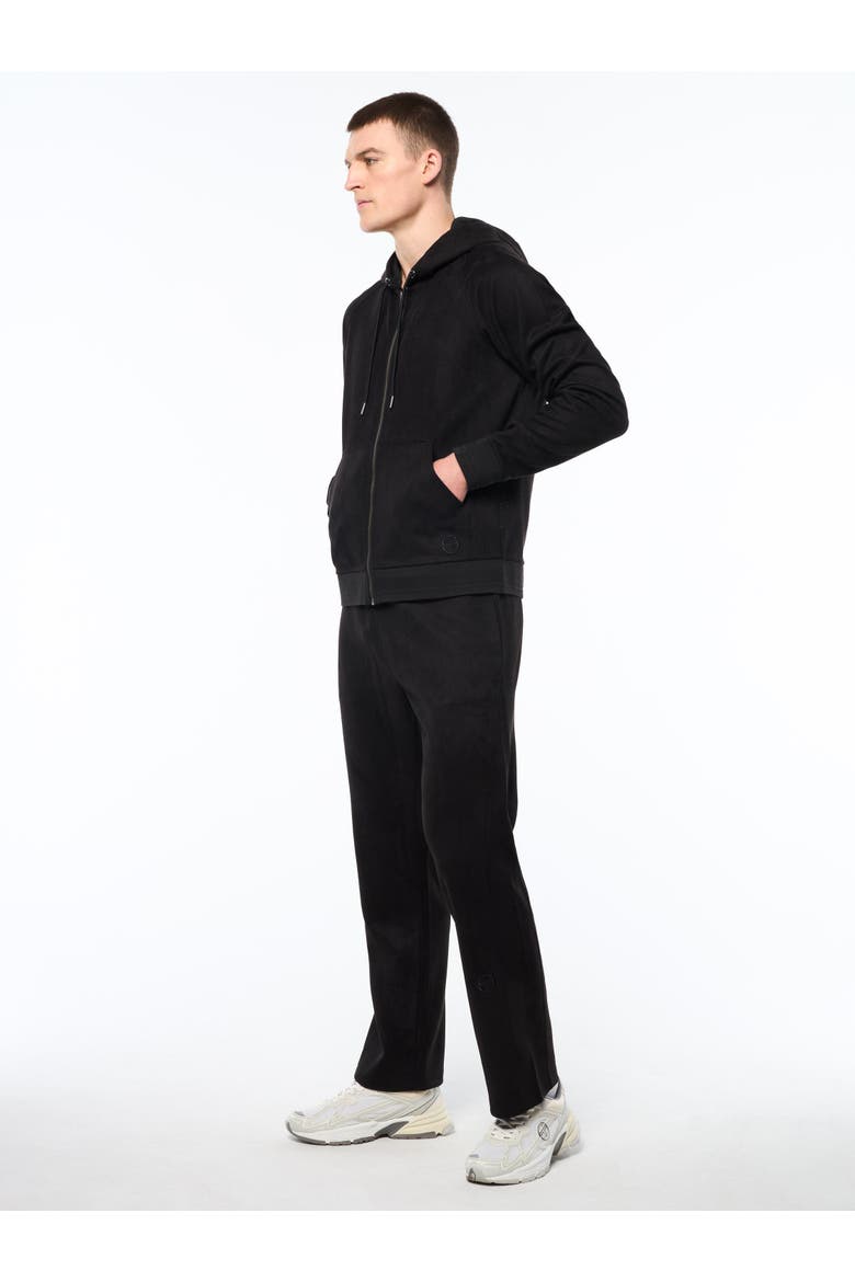 Camoscio Hoodie, Alternate, color, BLACK BEAUTY