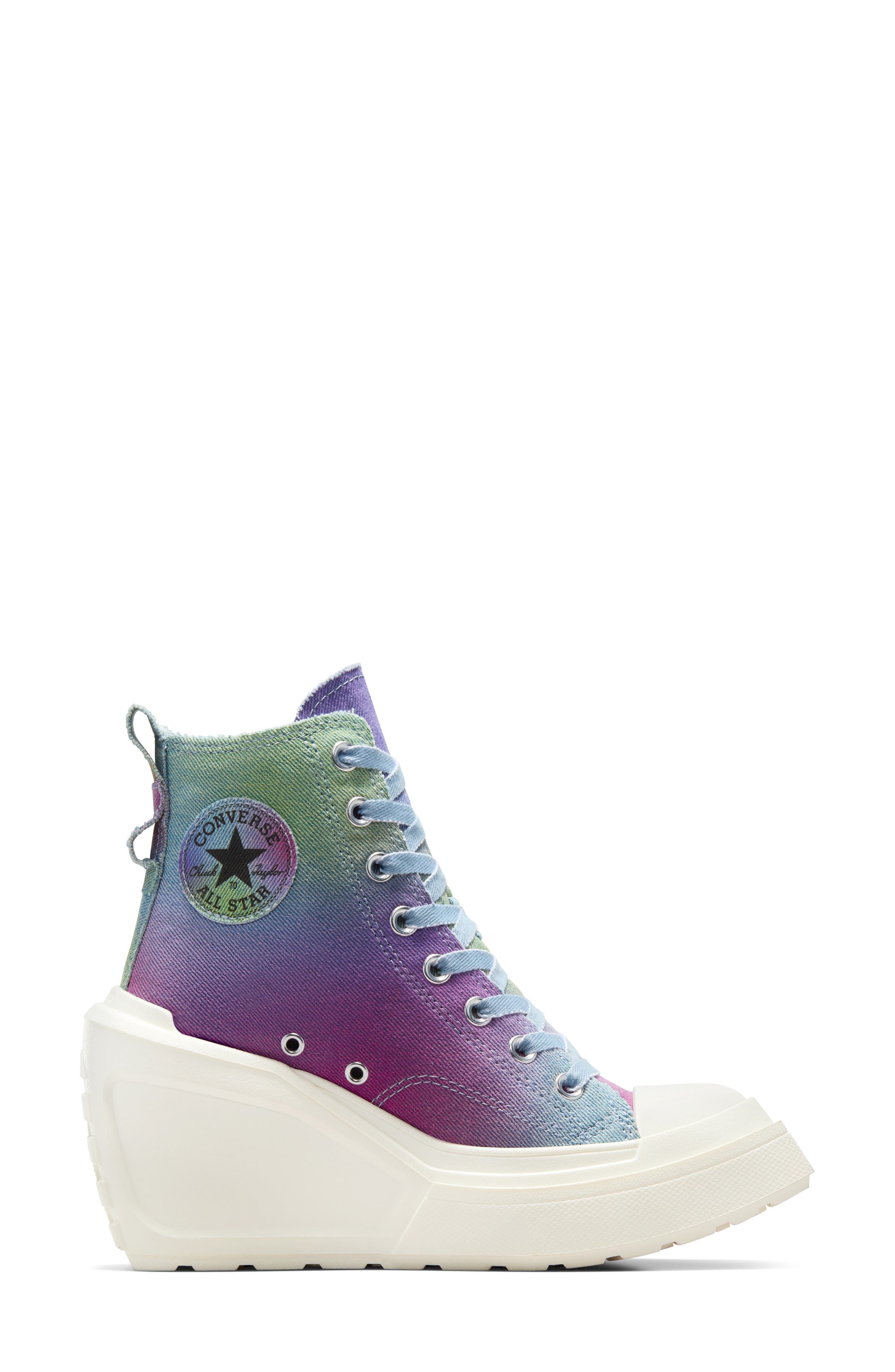 Converse Chuck 70 De Luxe High Top Wedge Sneaker, Alternate, color, 