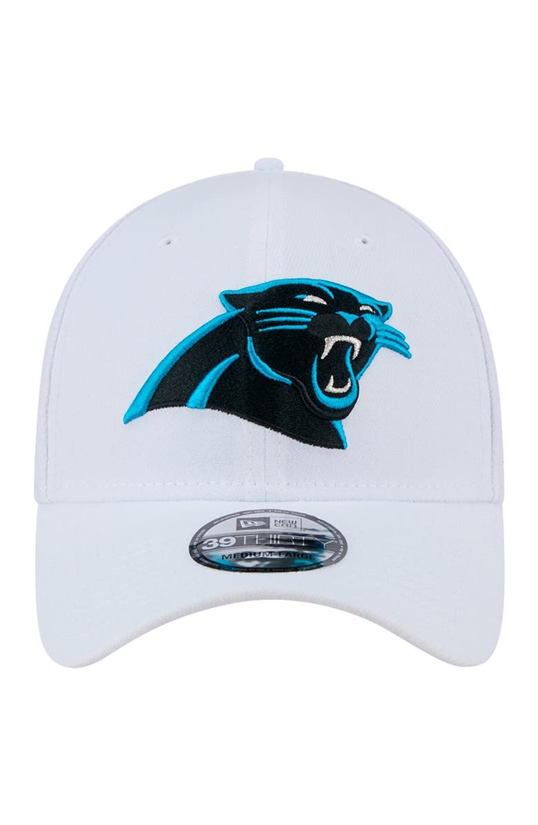 New Era Men's New Era White Carolina Panthers Main 39THIRTY Flex Hat, Alternate, color, White