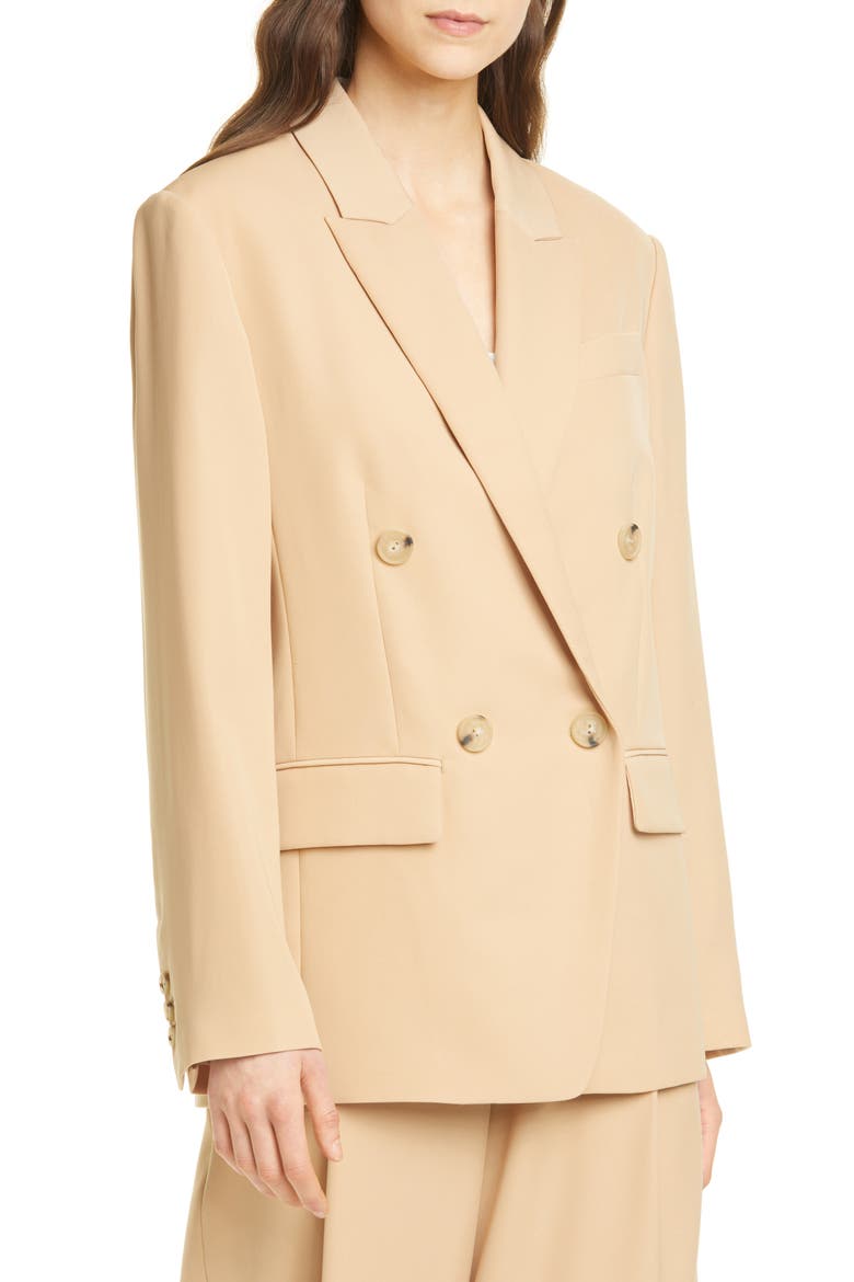 Double Breasted Jacket, Alternate, color, SAND DOLLAR