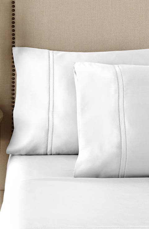 500 Thread Count 100% Certified Egyptian Cotton Sateen Double Hemstitch Yalda Sheet Set