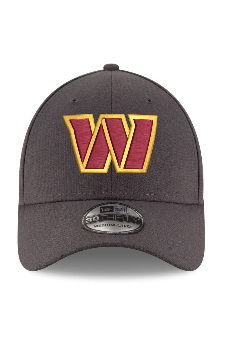 New Era Men's New Era Gray Washington Commanders 39THIRTY Flex Hat, Alternate, color,