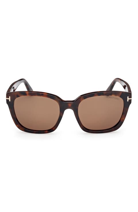 Haylay 53mm Square Sunglasses