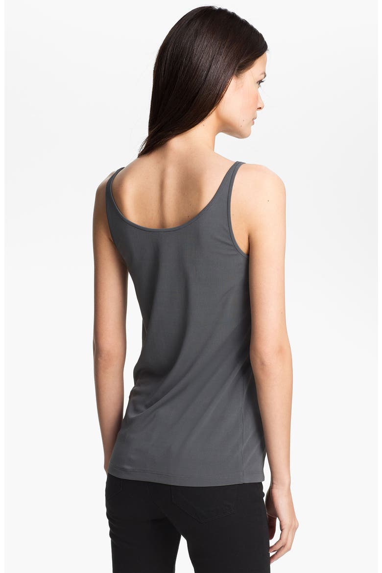 Scoop Neck Silk Camisole, Alternate, color, ASH