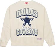 Mitchell & Ness Women's Mitchell & Ness Cream Dallas Cowboys Tonal Arch Sweatshirt