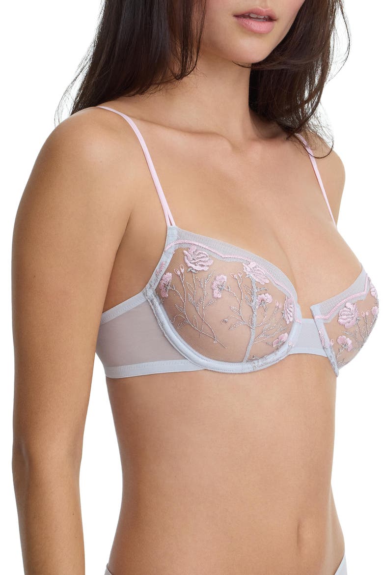 Enamoured Balconette Underwire Bra, Alternate, color, Dusty Shimmer