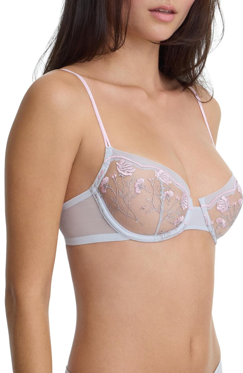 Skarlett Blue Enamoured Balconette Underwire Bra, Alternate, color, Dusty Shimmer
