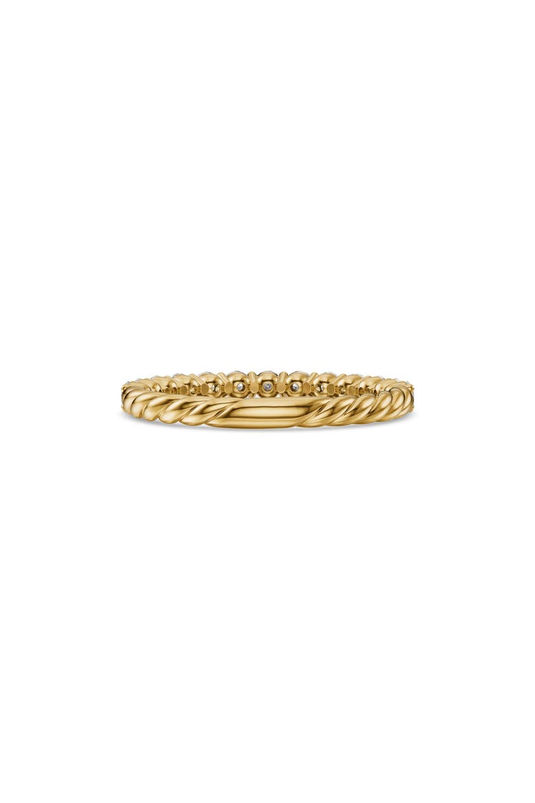 Petite Pavé 18k Gold Diamond Band Ring, Alternate, color, GOLD