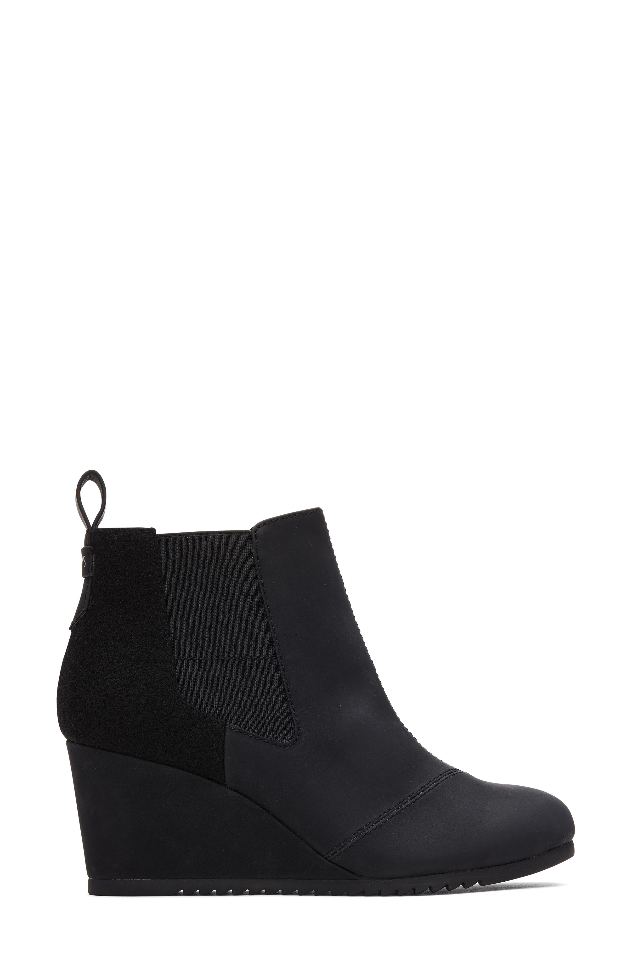 Bailey Herringbone Wedge Bootie