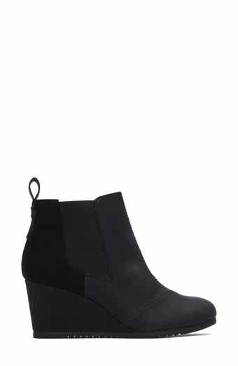 Bailey Herringbone Wedge Bootie