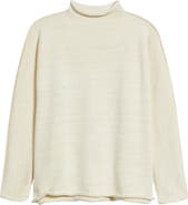 Frank & Eileen Monterey Stripe Cotton Funnel Neck Sweater