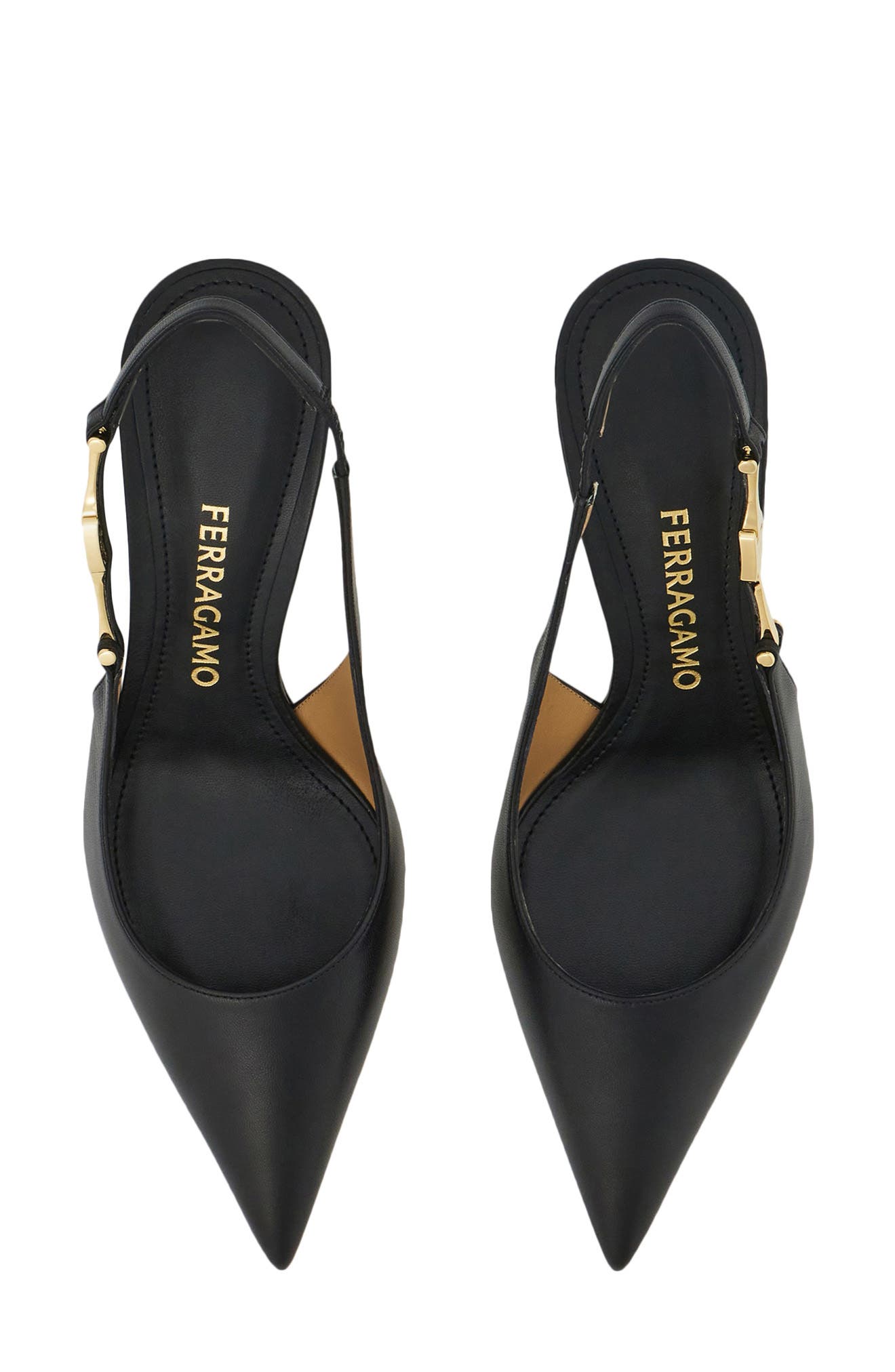 FERRAGAMO Tally Pointed Toe Slingback Pump, Alternate, color, 