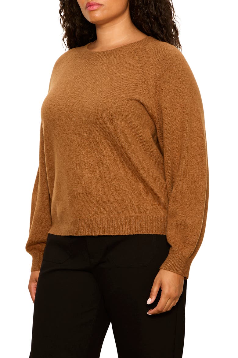 Soft Popover Sweater, Alternate, color, COCOA POWDER BROWN
