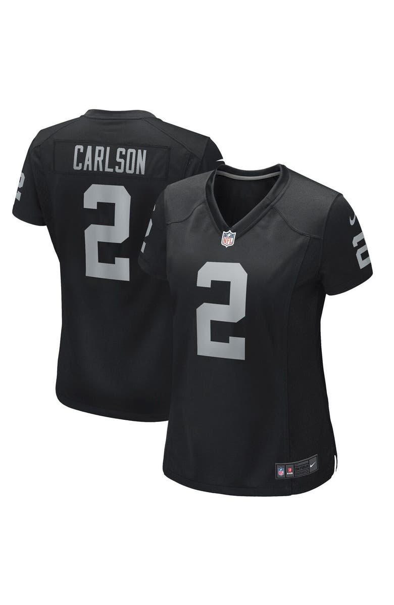 Nike Women's Nike Daniel Carlson Black Las Vegas Raiders Game Player Jersey, Main, color, 